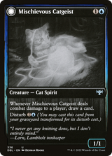 Mischievous Catgeist (DBL-336) - Innistrad: Double Feature: (Double Faced Transform)