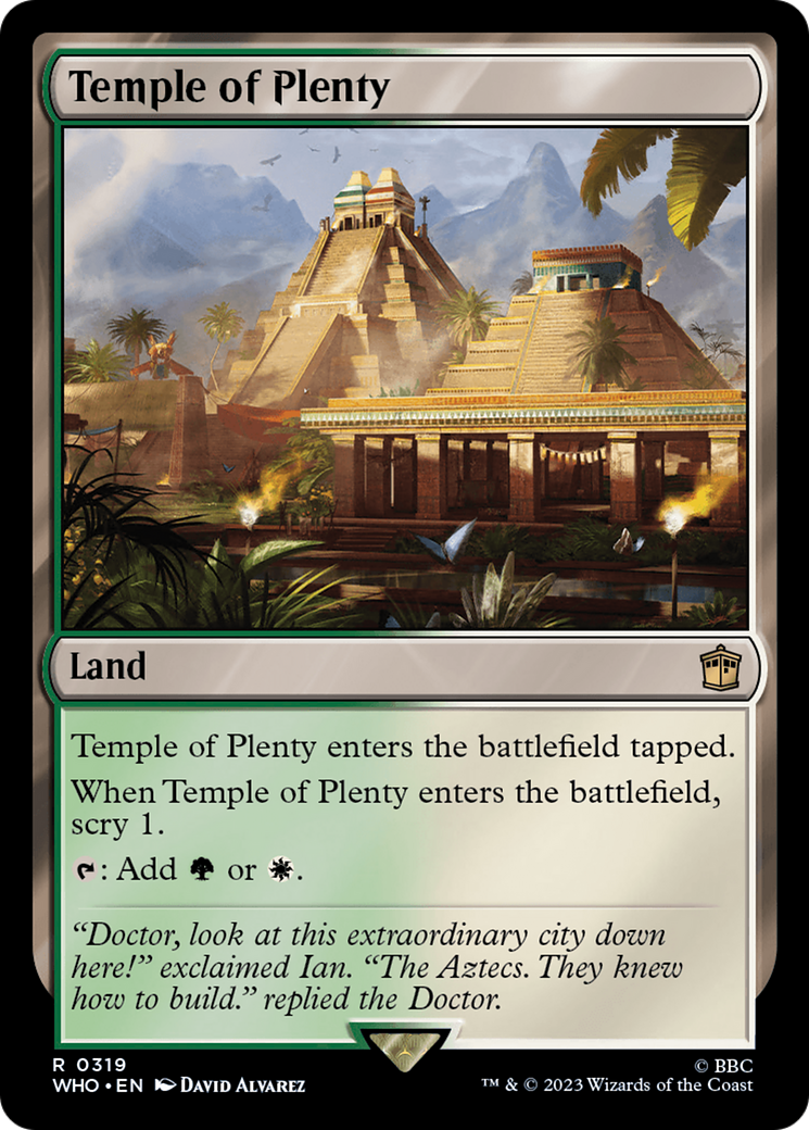 Temple of Plenty [WHO - 319]