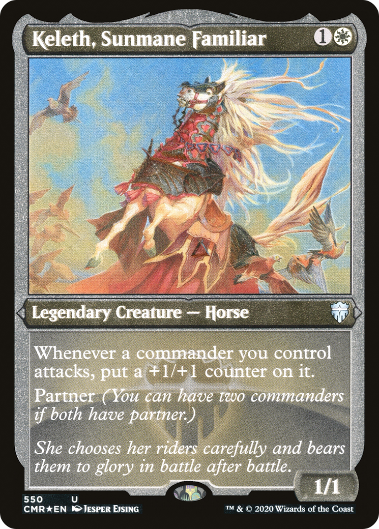 Keleth, Sunmane Familiar (Foil Etched) [CMR - 550]
