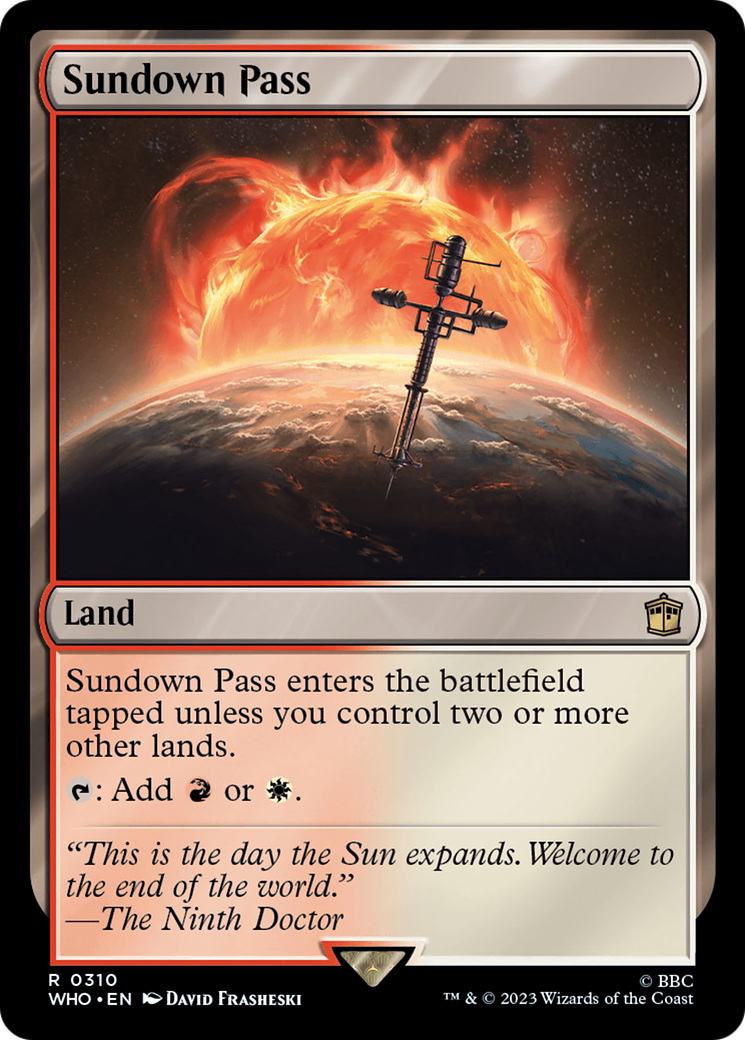 Sundown Pass [WHO - 310]