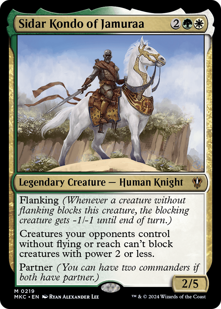 Sidar Kondo of Jamuraa [MKC - 219]