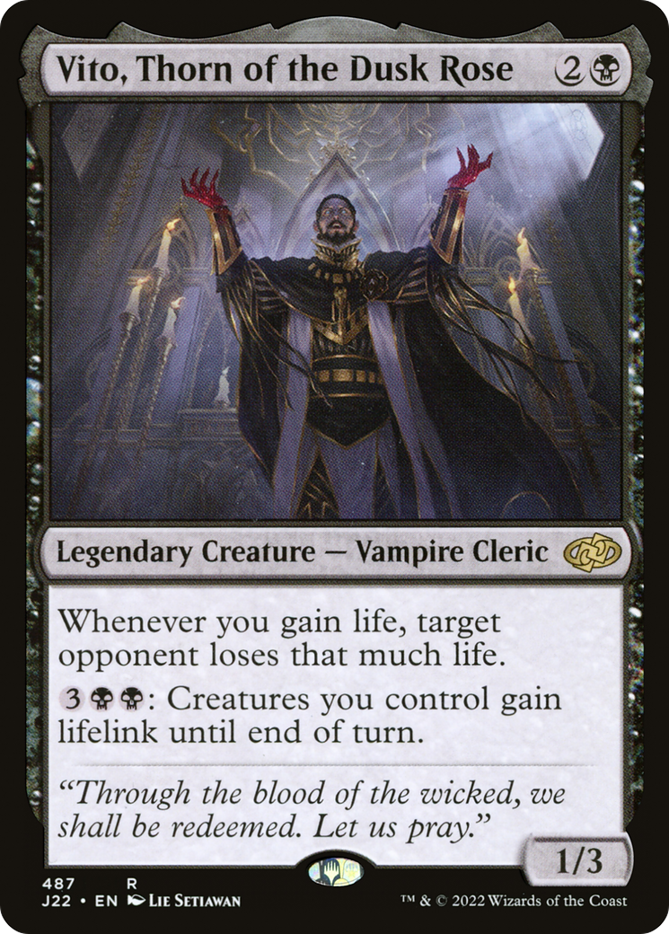 Vito, Thorn of the Dusk Rose [J22 - 487]