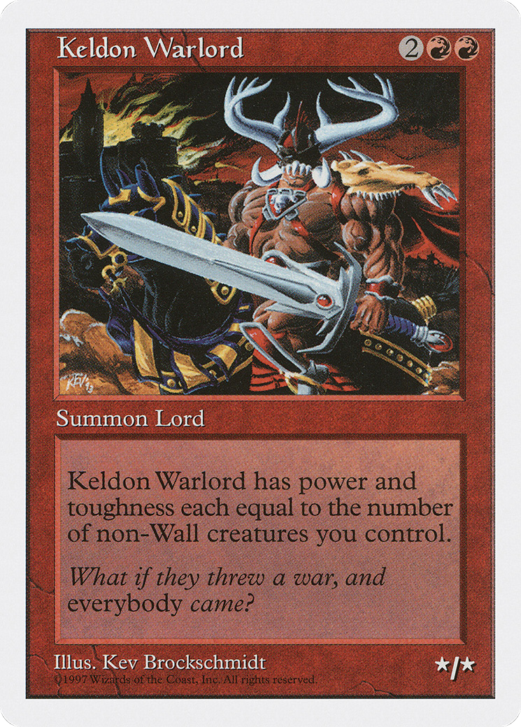 Keldon Warlord [5ED - N/A]