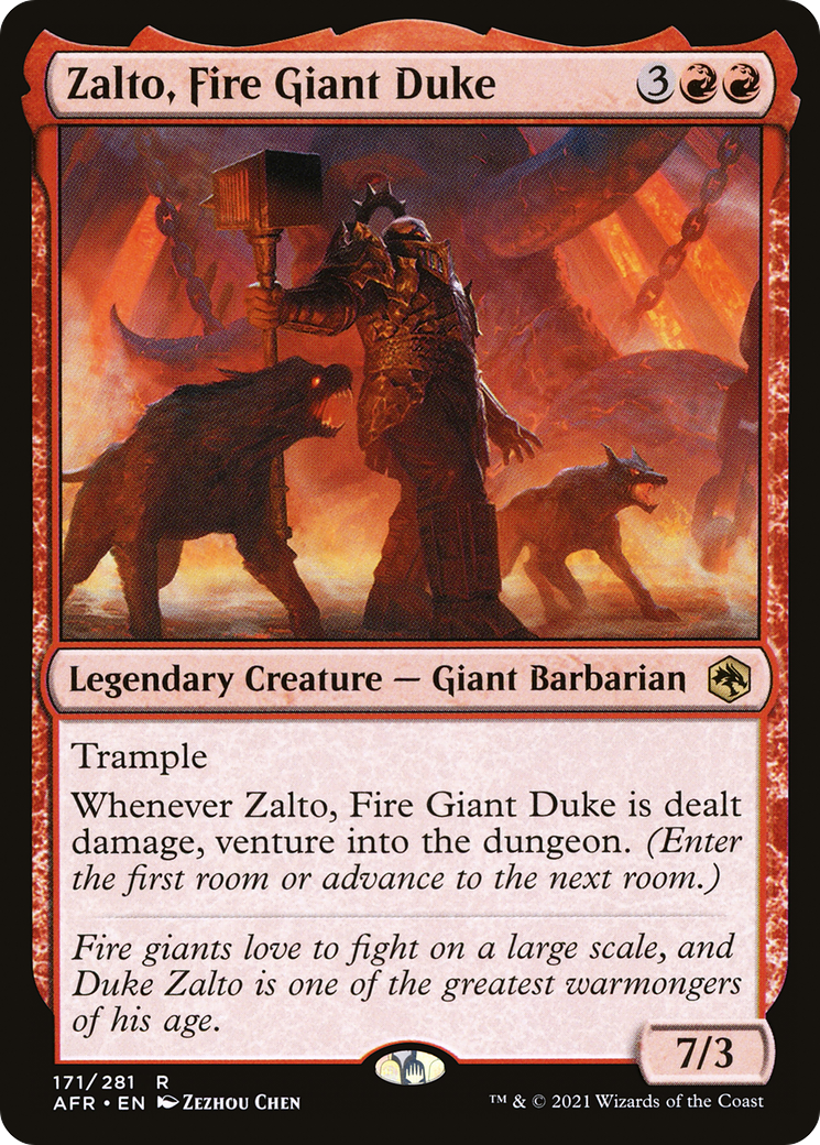 Zalto, Fire Giant Duke [AFR - 171]