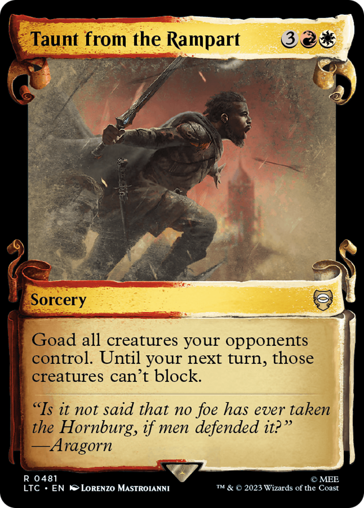 Taunt from the Rampart (Showcase Scrolls) [LTC - 481]
