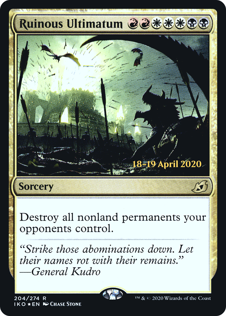 Ruinous Ultimatum [PRE - 204]