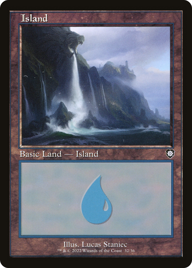 Island (32) (Retro Frame) [BRC - 32]