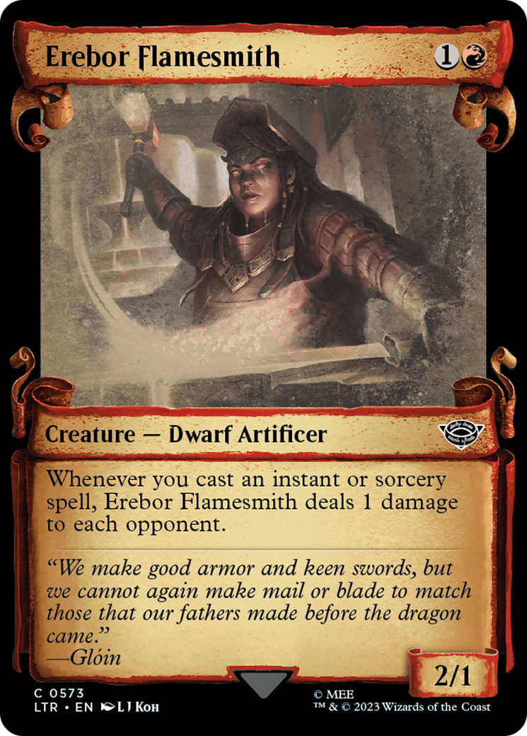 Erebor Flamesmith (Showcase Scrolls) [LTR - 573]
