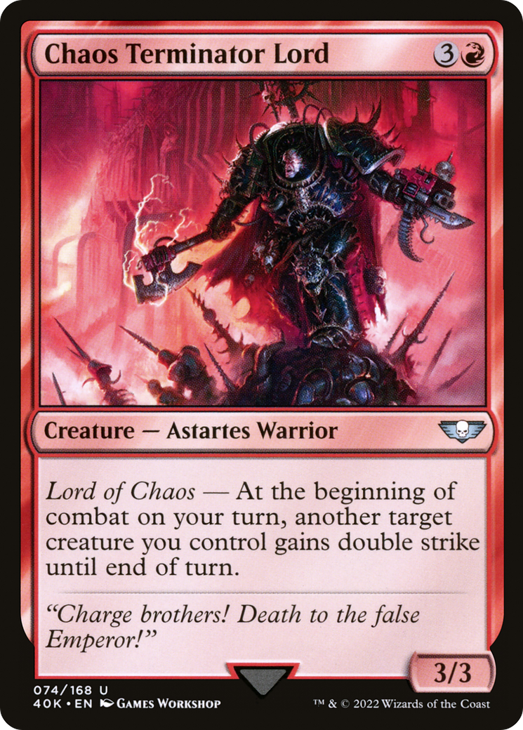 Chaos Terminator Lord [40K - 74]