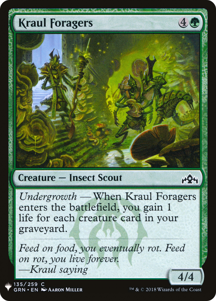 Kraul Foragers [LIST - 135]