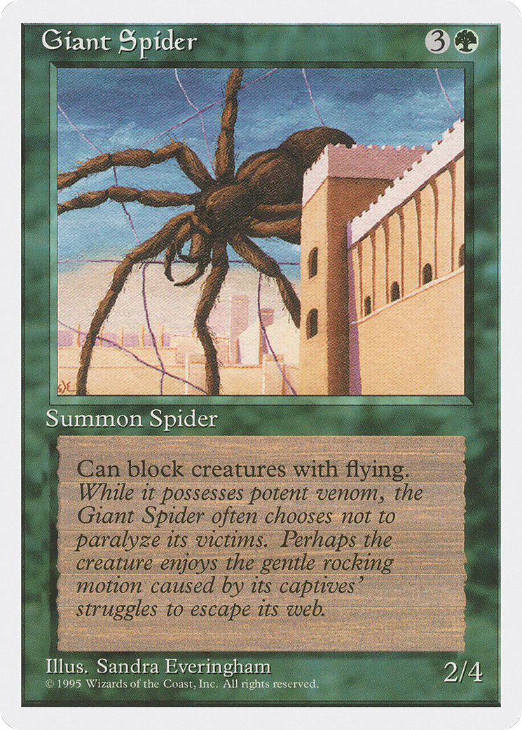 Giant Spider [4ED - N/A]