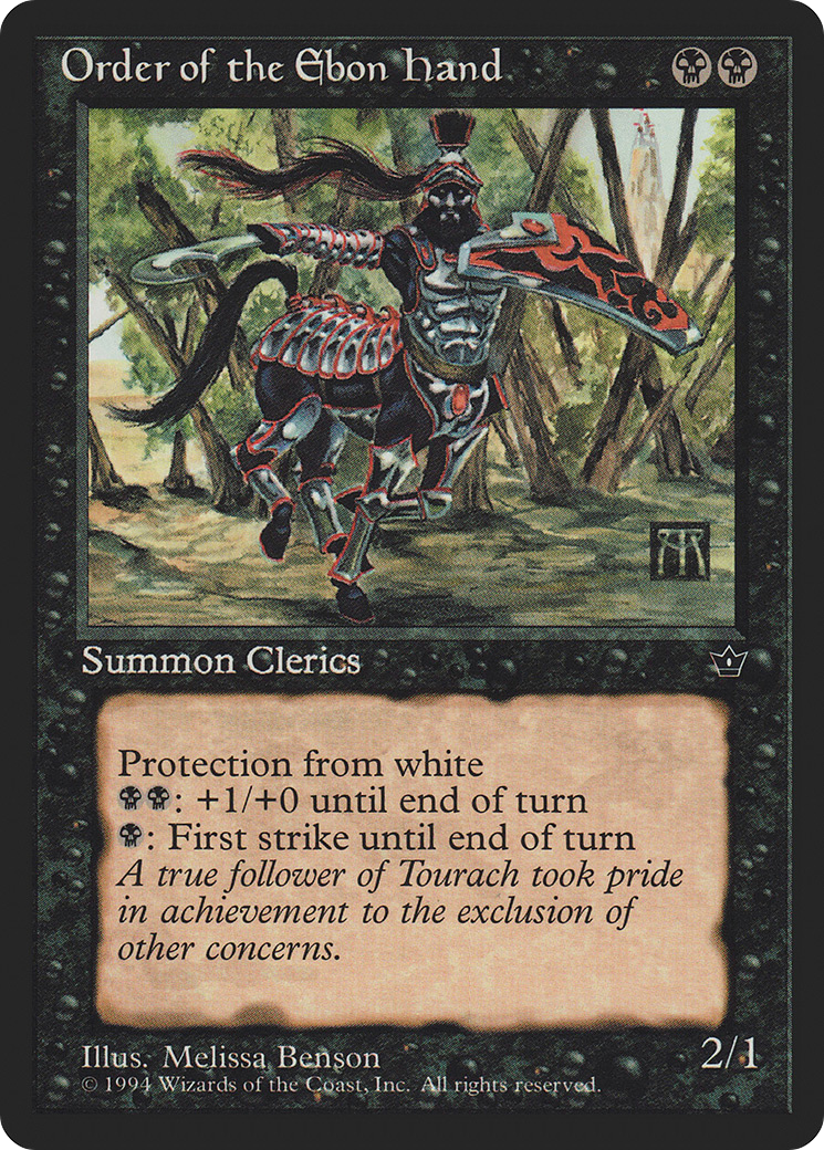 Order of the Ebon Hand (Benson) [FEM - N/A]