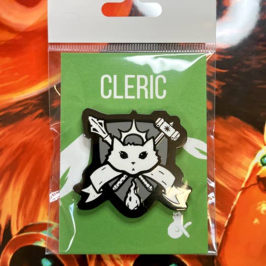 Cleric Enamel Pin
