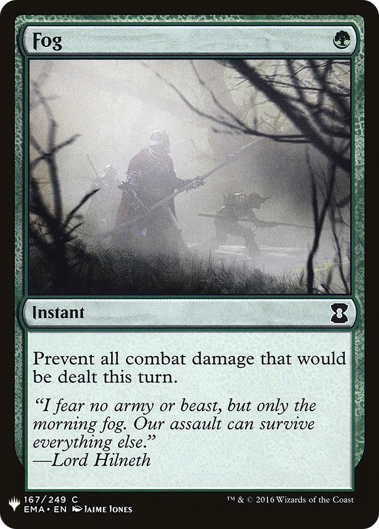 Fog (LIST-167) - The List