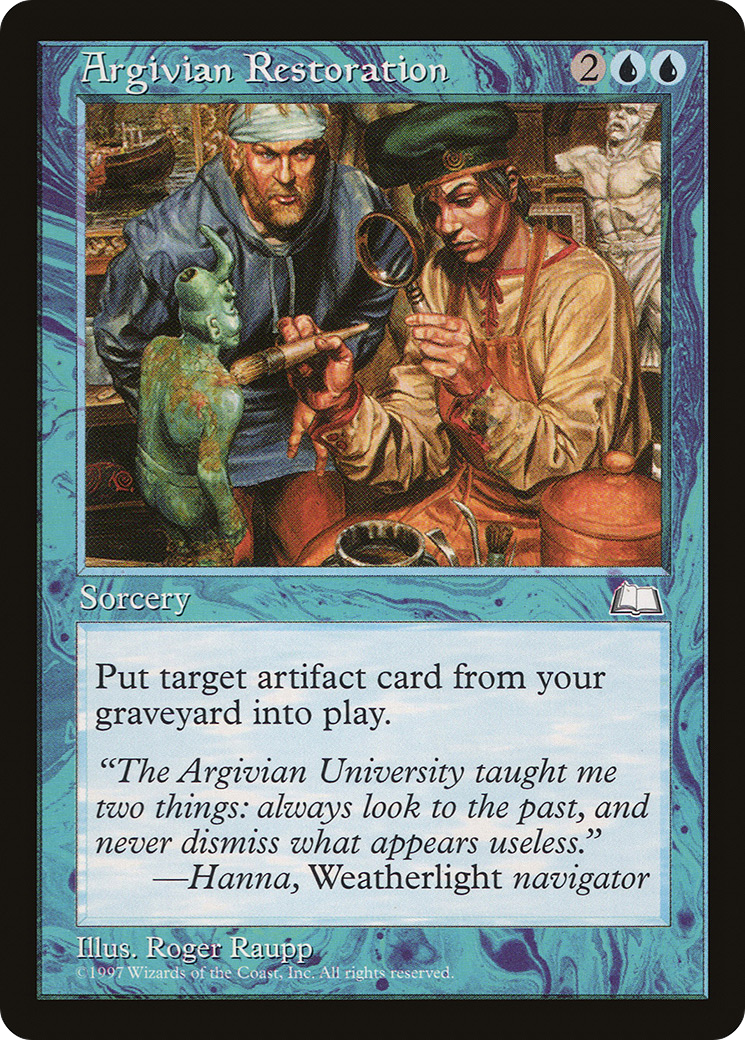 Argivian Restoration [WTH - N/A]