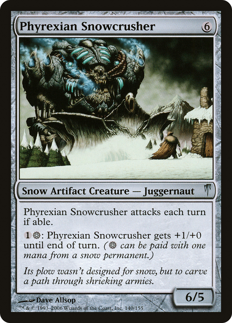Phyrexian Snowcrusher [CSP - 140]
