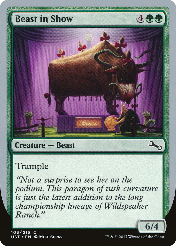 Beast in Show (D) [UST - 103]
