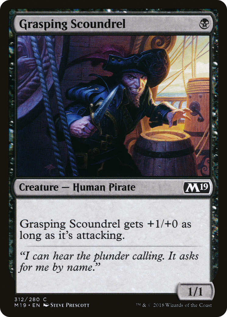 Grasping Scoundrel [M19 - 312]