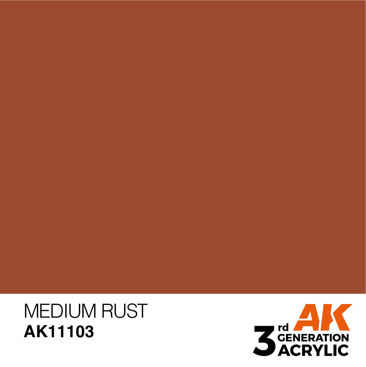 AK Interactive 3G Acrylic Medium Rust 17ml