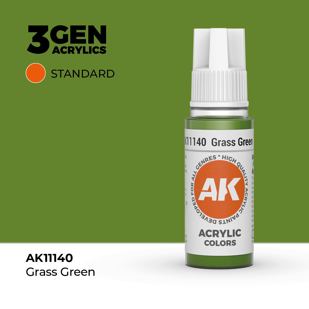 AK Interactive 3G Acrylic Grass Green 17ml