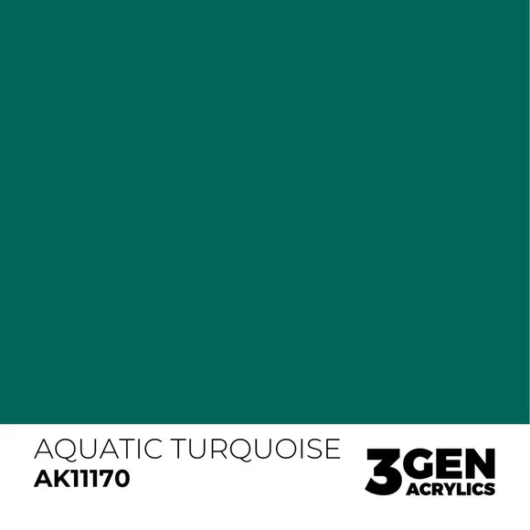 AK Interactive 3G Acrylic Aquatic Turquoise 17ml