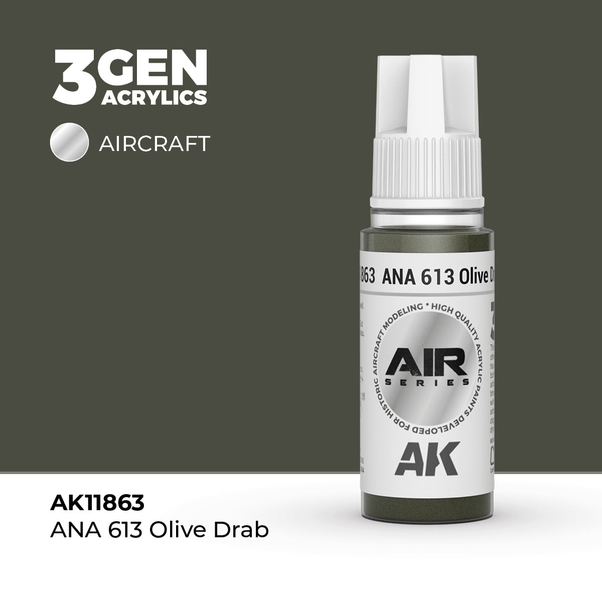 AK Interactive 3G Air - ANA 613 Olive Drab