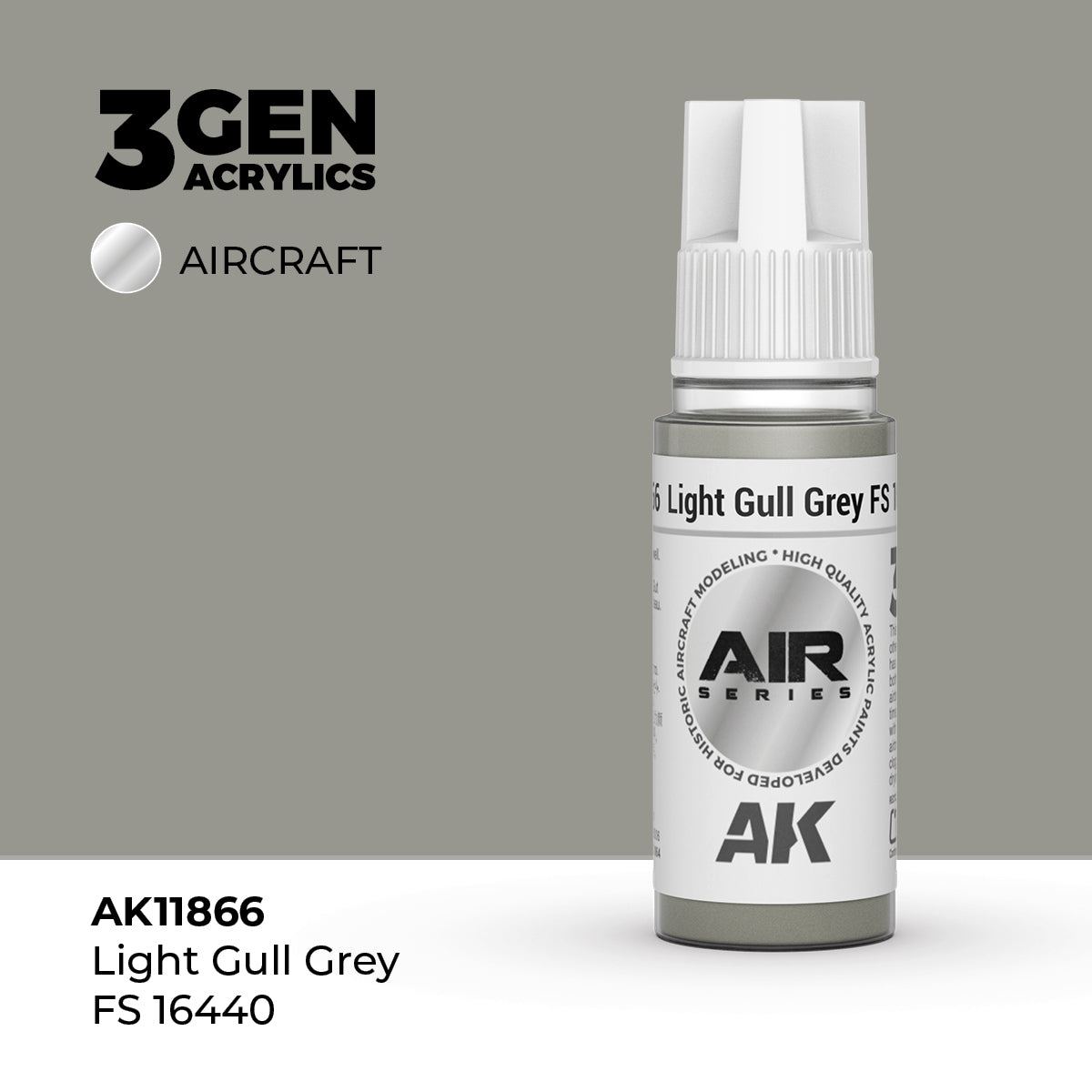AK Interactive 3G Air - Light Gull Grey FS 16440