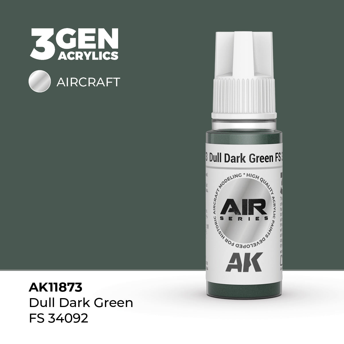 AK Interactive 3G Air - Dull Dark Green FS 34092