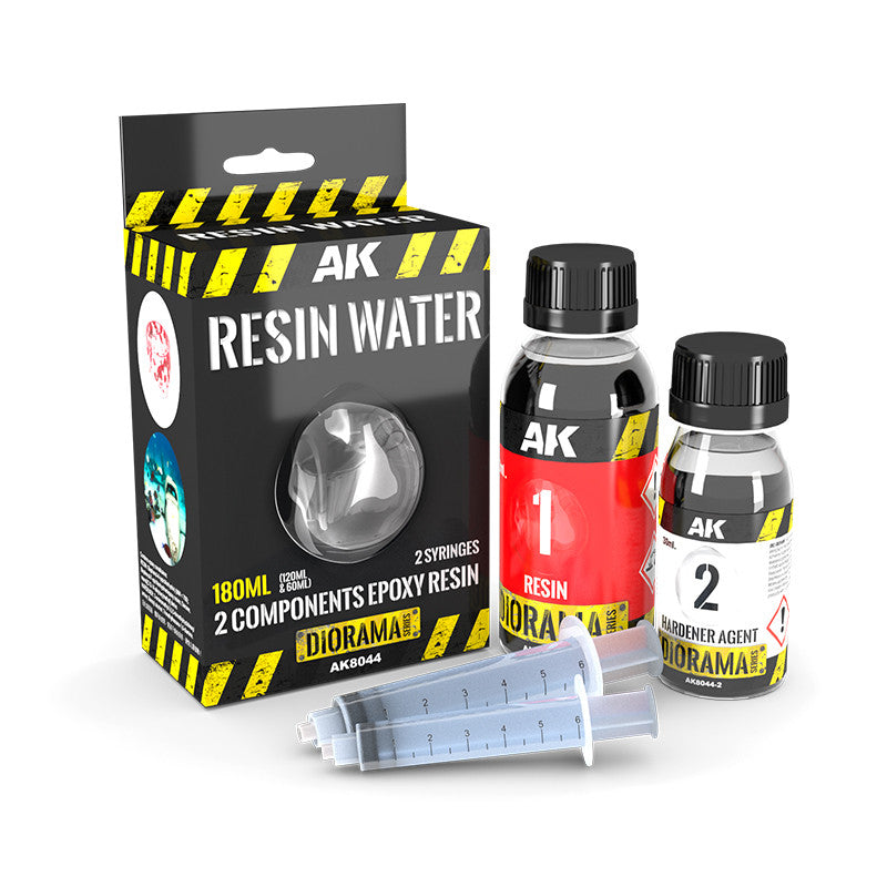 AK Interactive Resin Water 2-Components Epoxy Resin - 180ml