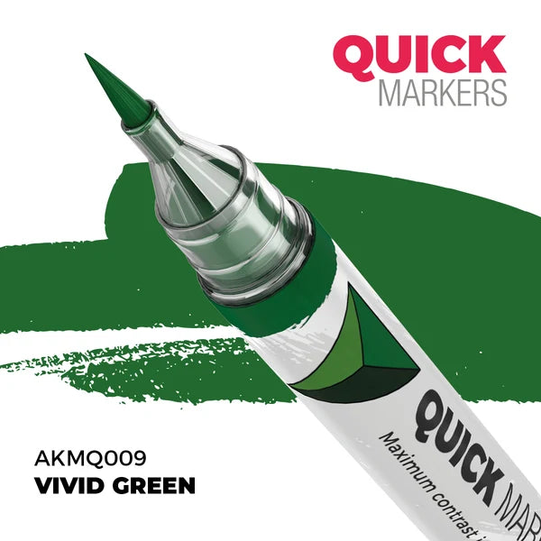 AK Interactive Vivid Green - Quick Marker