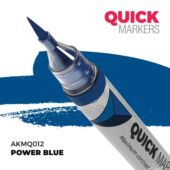 AK Interactive Power Blue - Quick Marker