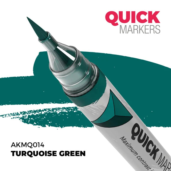 AK Interactive Turquoise Green - Quick Marker