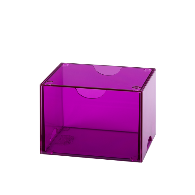 Dragon Shield: Strong Box - 100+ Card Deck Box - Clear Purple