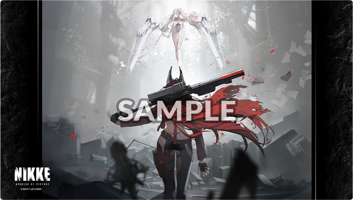 Playmat - Goddess of Victory Nikke: RED ASH - Red Hood vs Cinderella