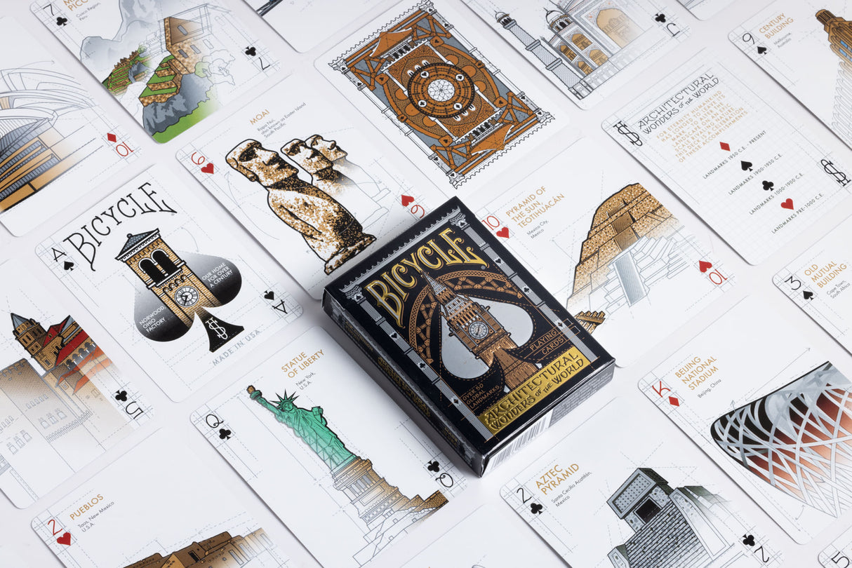 Playing Cards - Bicycle -  Architectural Wonders Of The World