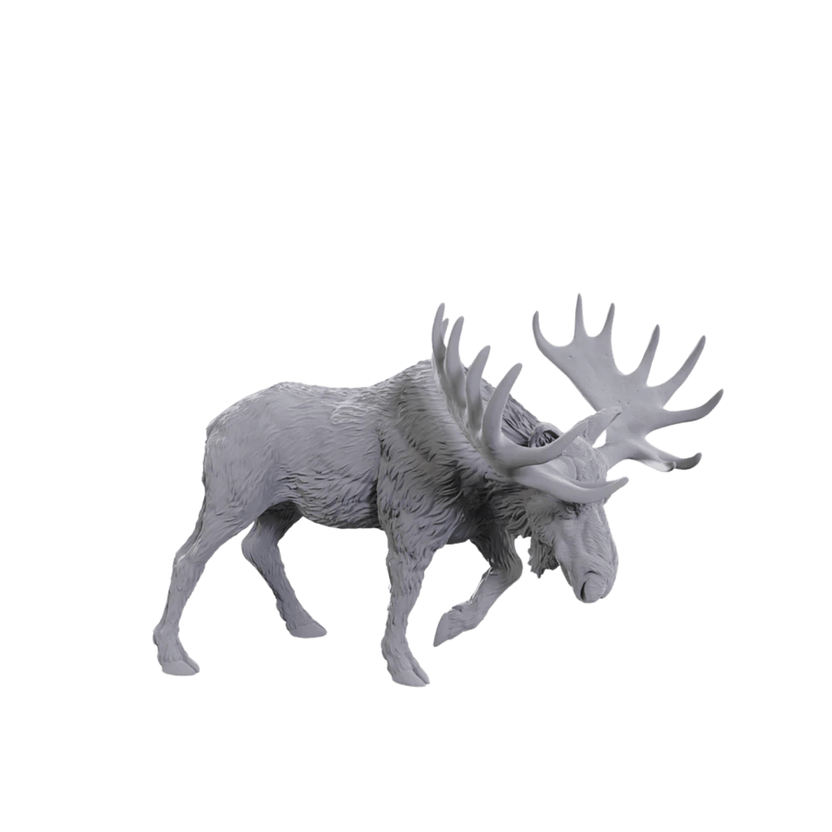 Wizkids Deep Cuts Unpainted Miniatures: Bull Moose