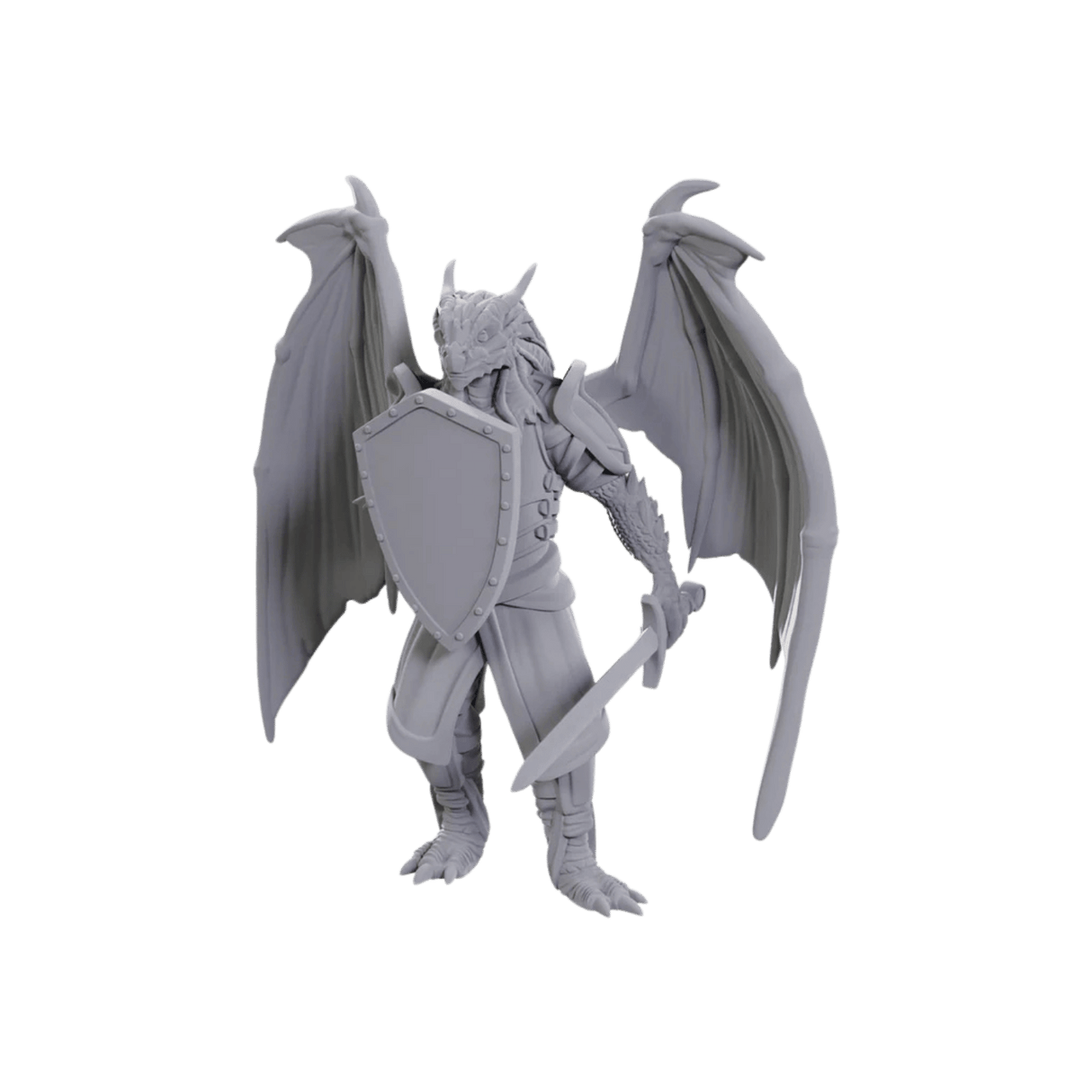 Nolzur's Marvelous Unpainted Miniatures - Dragonborn of Bahamut