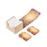 Standard Stained Glass Deck Box - Burning Golden Plains