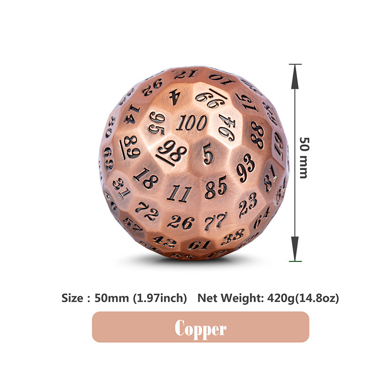50mm Metal D100 - Copper