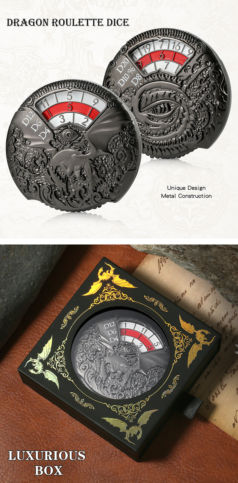 Spinner Dice [Gunmetal]