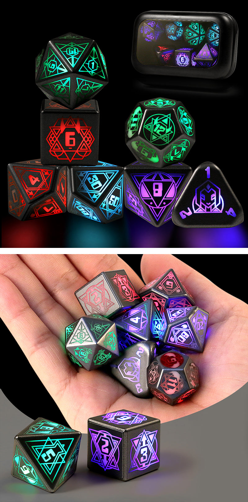 LED D&D Dice