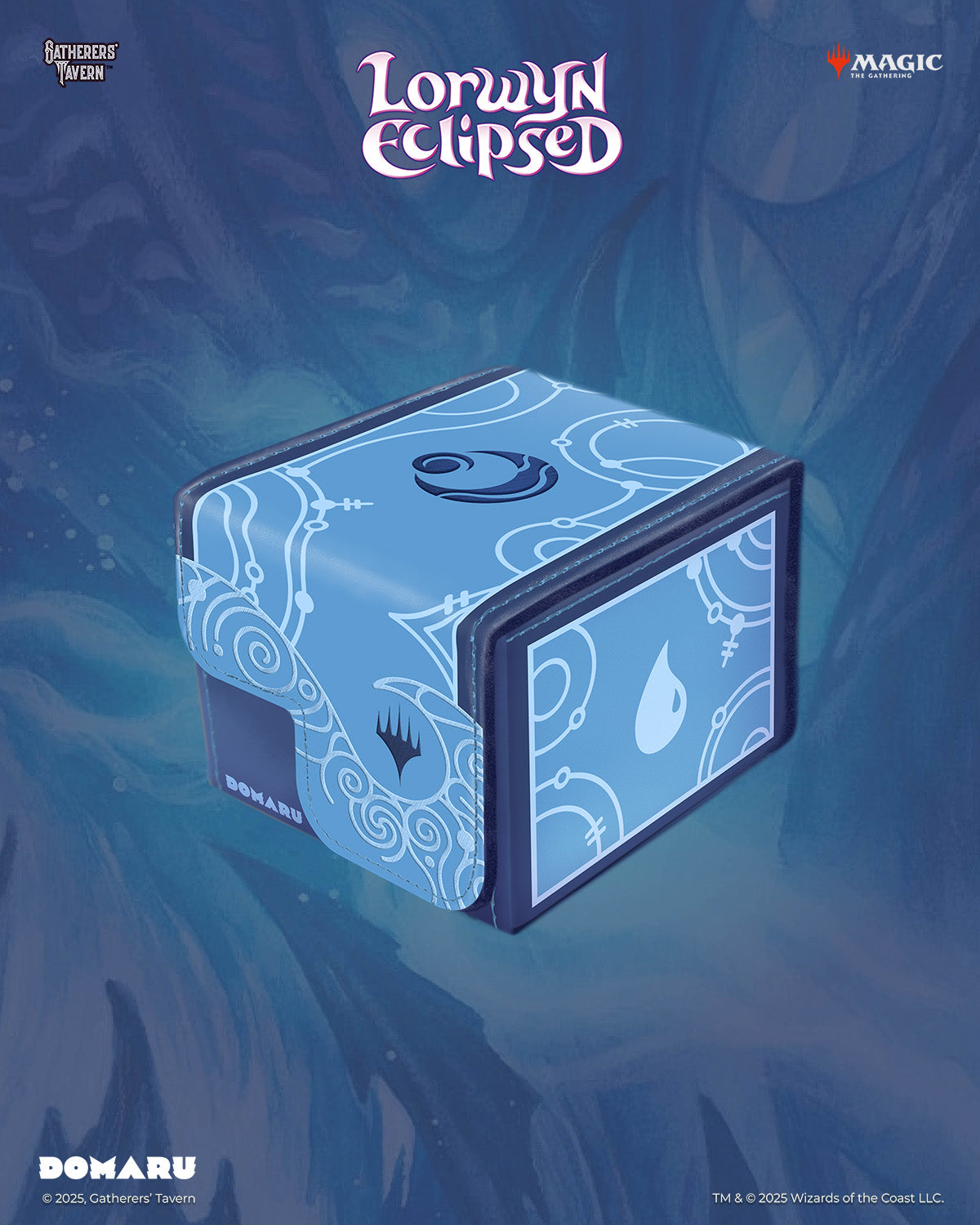 MTG Gatherers' Tavern - Domaru Deck Box - Lorwyn Eclipsed - Brine Blue