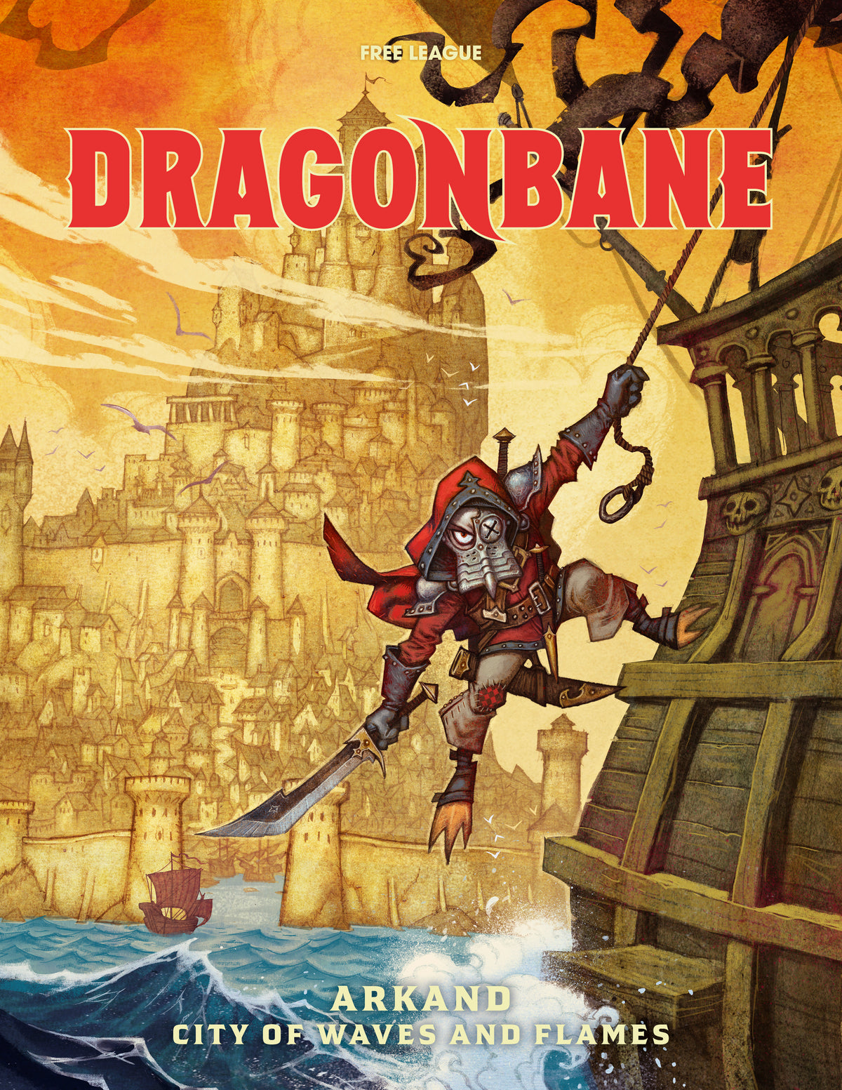 Dragonbane RPG: Arkand, City of Waves and Flames