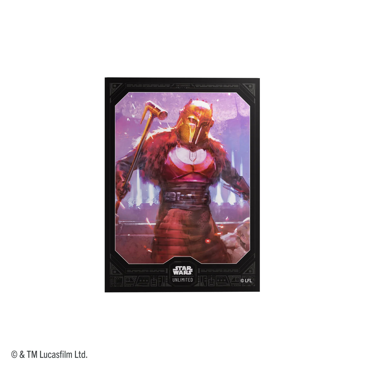 Star Wars: Unlimited Premium Art Sleeves - The Armorer