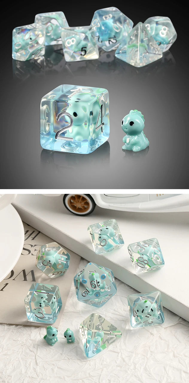 Resin Dice (7) - T-Rex