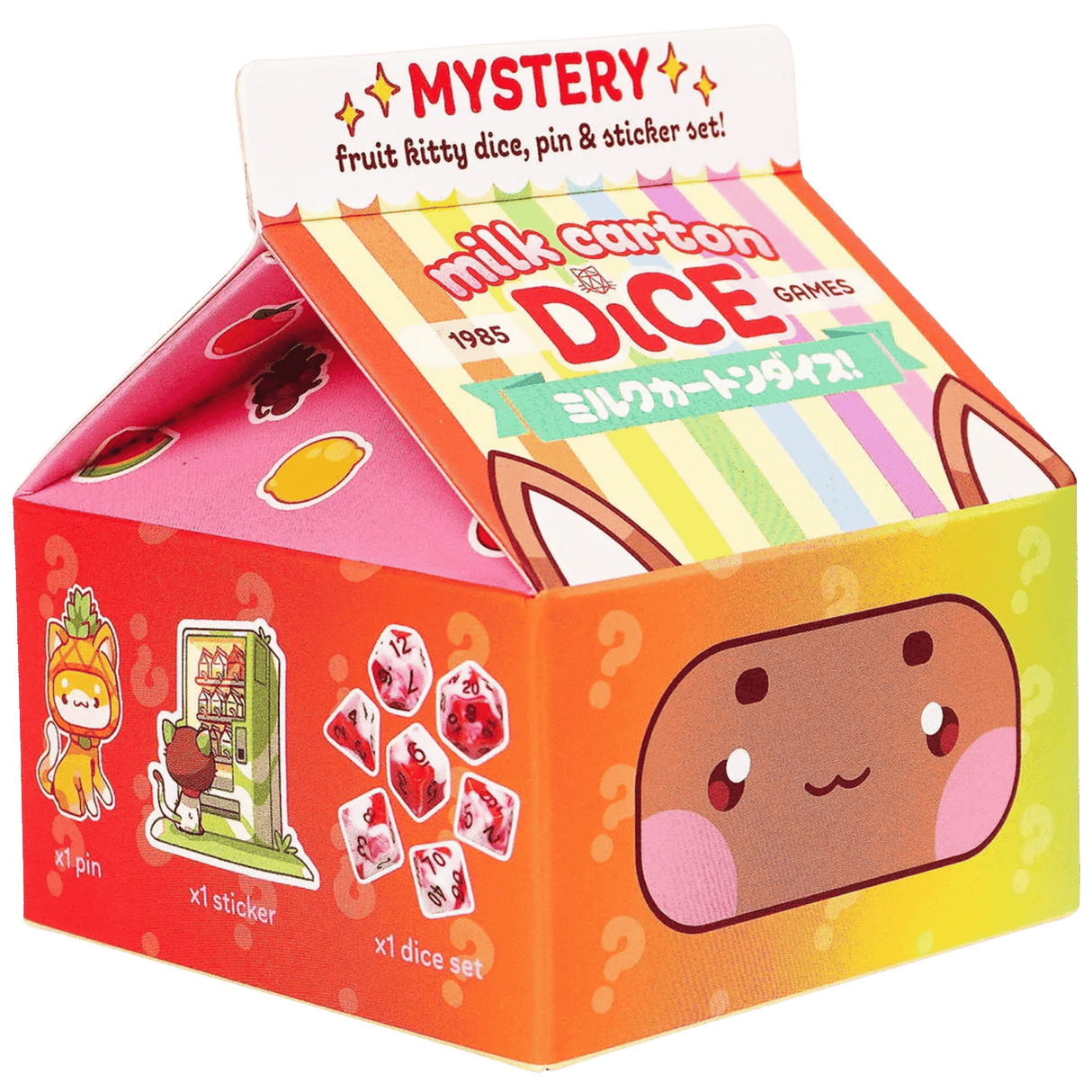 Milk Cartons: Kawaii Cat Mystery Dice Set