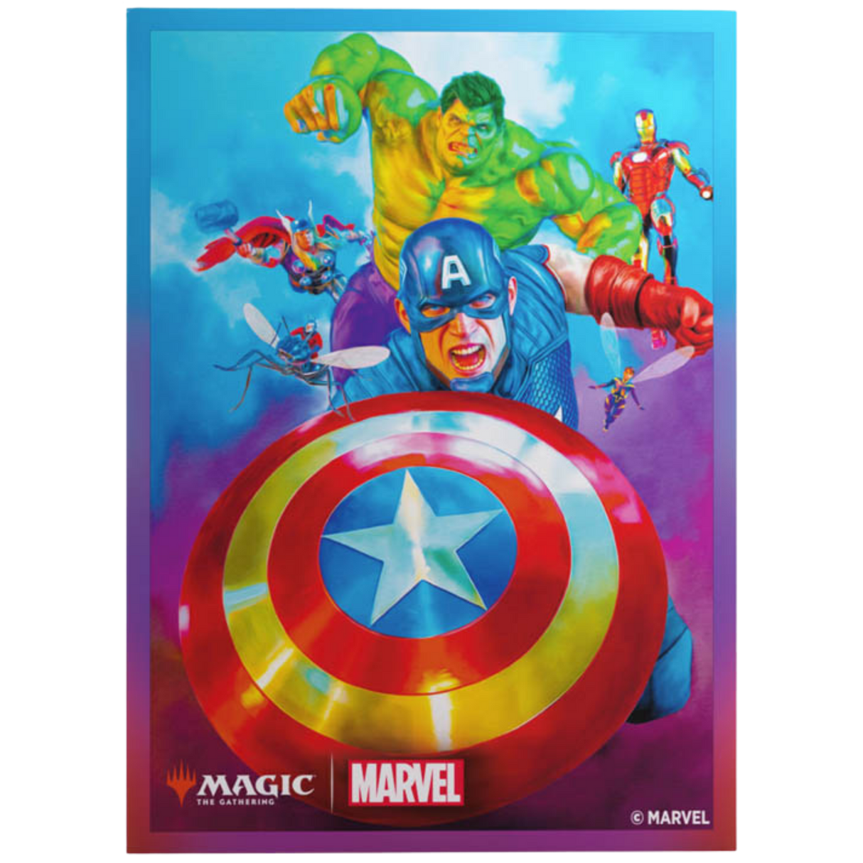 Gamegenic: Premium Art Sleeves - MTG Marvel Super Heroes - Captain America, Team Leader