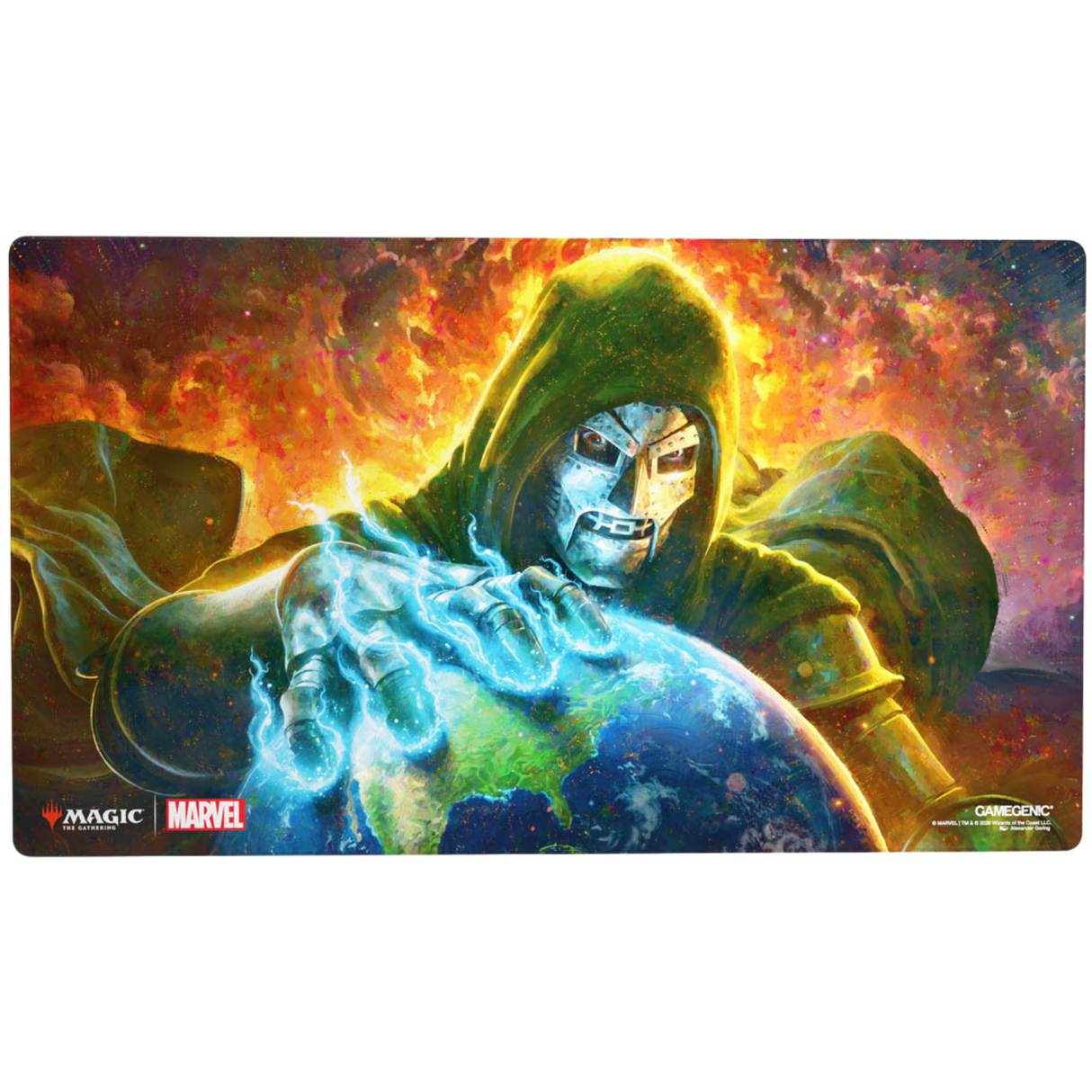 Magic: The Gathering | Marvel Super Heroes Shiny Playmat - Doom Reigns Supreme