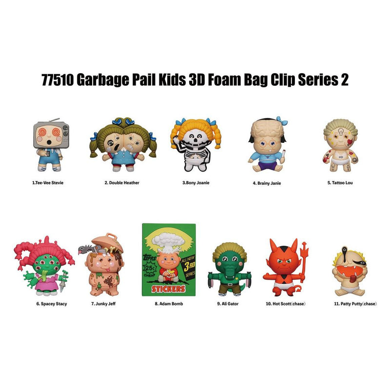 Garbage Pail Kids Figural Bag Clips - Series 2