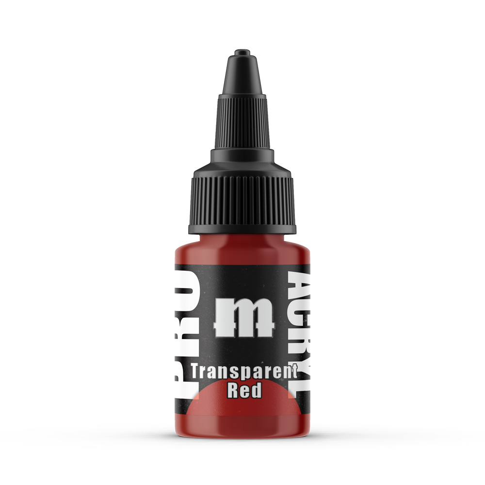 Pro Acryl Transparent Red
